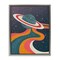 Stupell Industries Retro Space Planet Framed Floater Canvas Wall Art Design by Nataly White